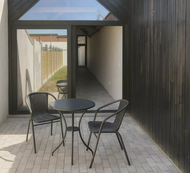 buitenterras aan tuin